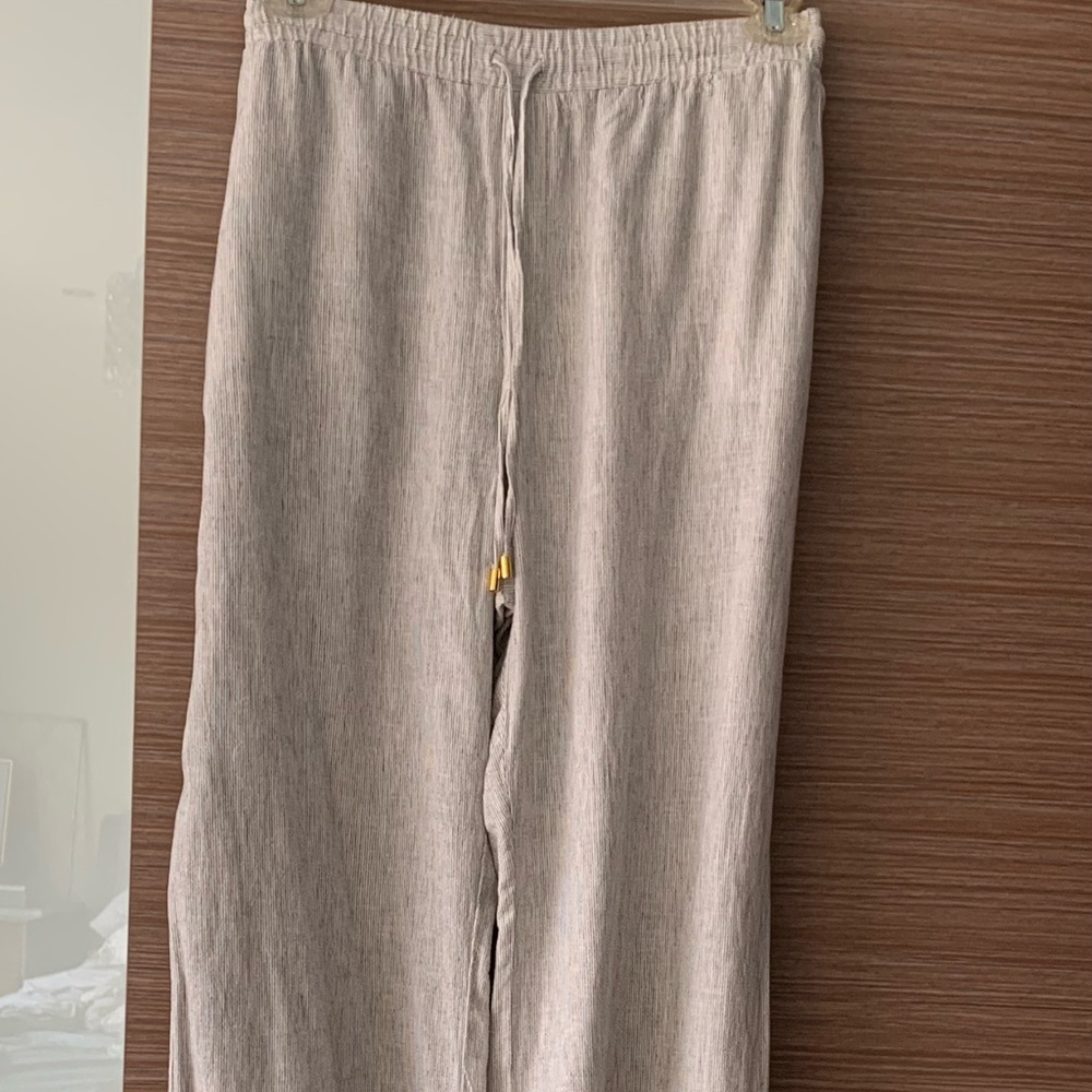 Ellen Tracy Linen Palazzo pants XL NWT
